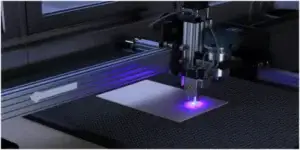 grabadora laser proceso