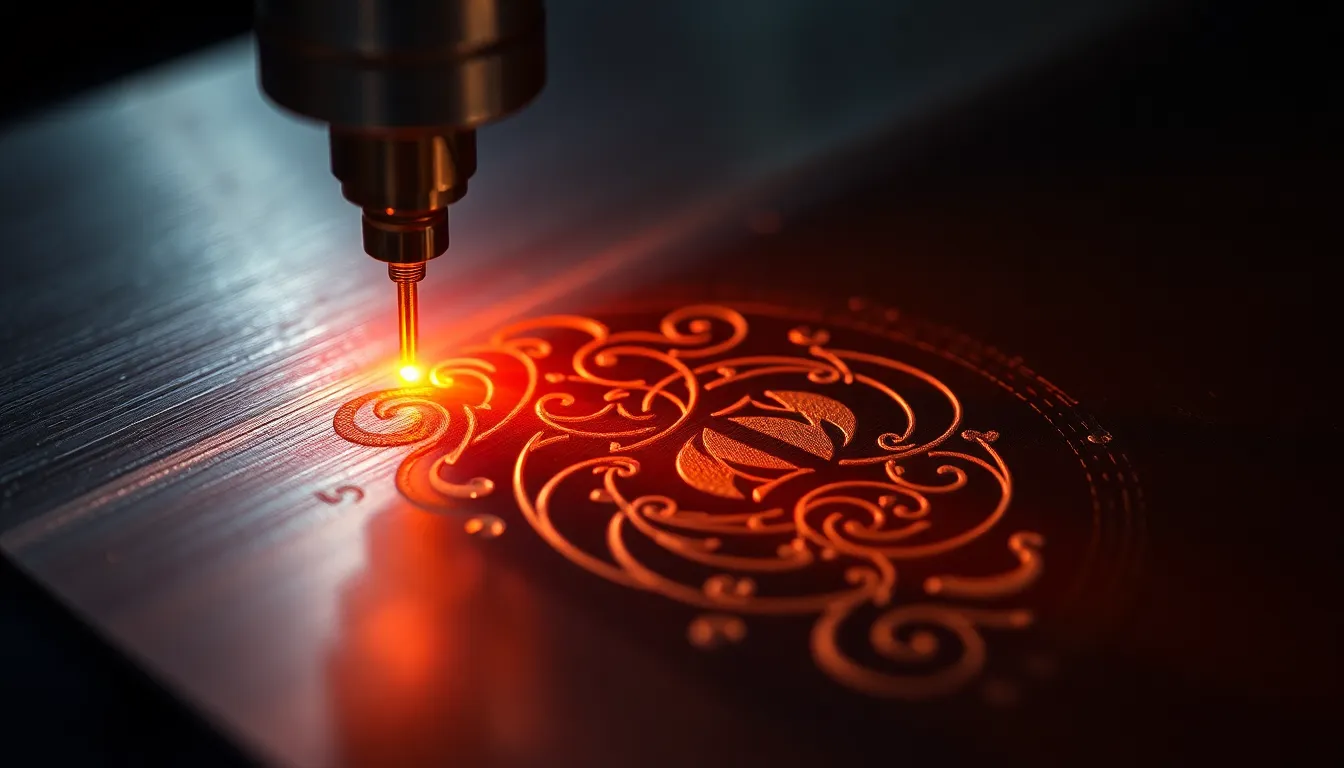 como grabar en metal​