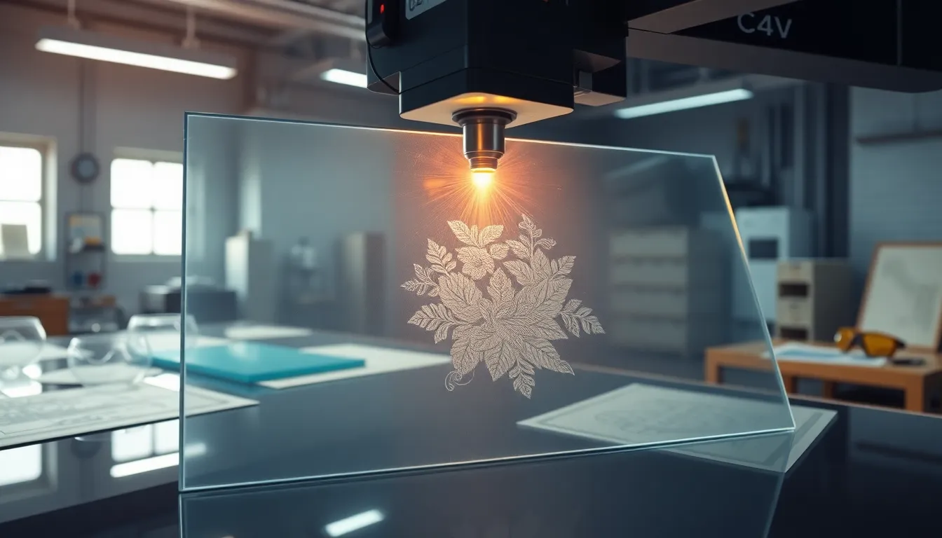 como grabar en vidrio