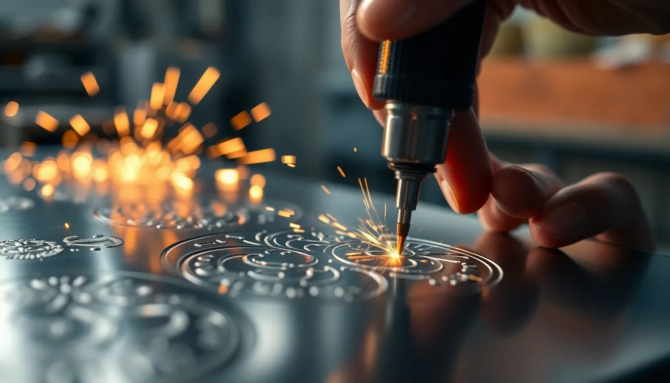 técnicas de grabado en metal